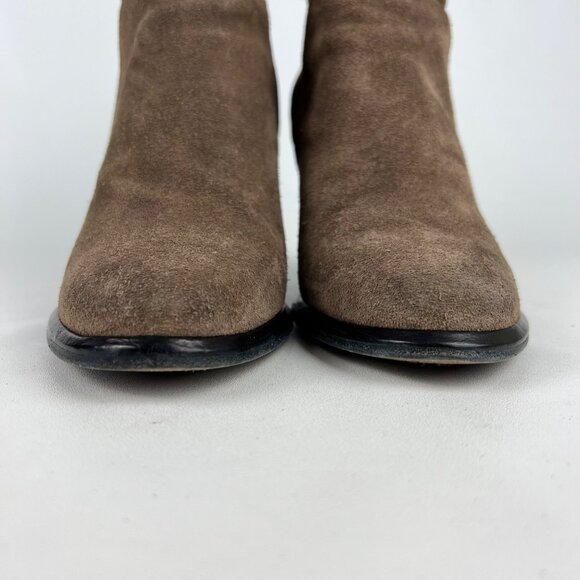 rag & bone Womens Grayson Brown Suede Ankle Boot Block Heel size 39.5 US 9.5 - Picture 6 of 16